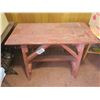 Image 1 : Wooden Work Table - 48"x24"x29"