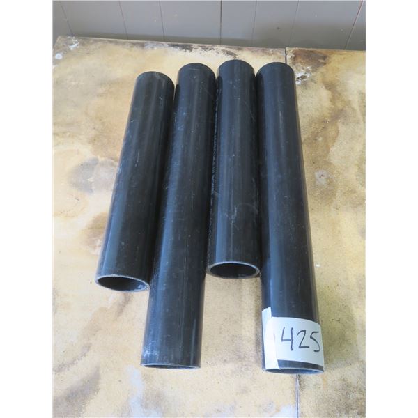 4x 3" PVC Pipes - 18-24" long