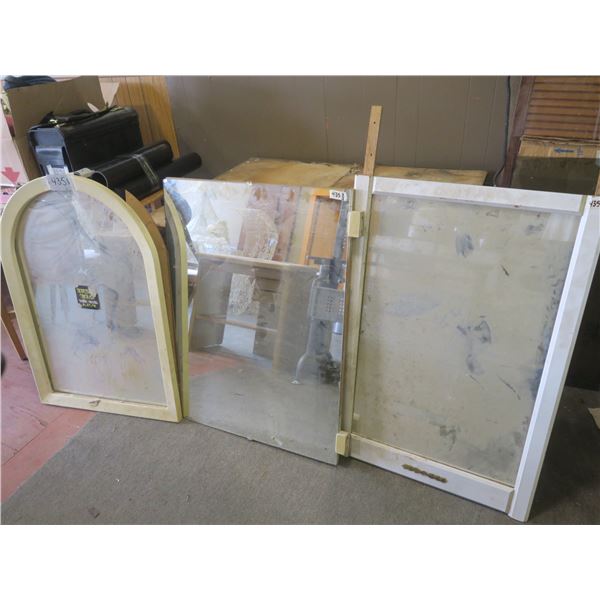 3 Large Mirrors - 28"x38", 26"x39.5" and 27"x39"