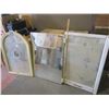 Image 1 : 3 Large Mirrors - 28"x38", 26"x39.5" and 27"x39"