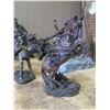 Image 2 : 3 Cowboy Horserider Statues