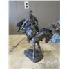 Image 4 : 3 Cowboy Horserider Statues