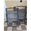 Image 4 : 2 Folding Patio Chairs