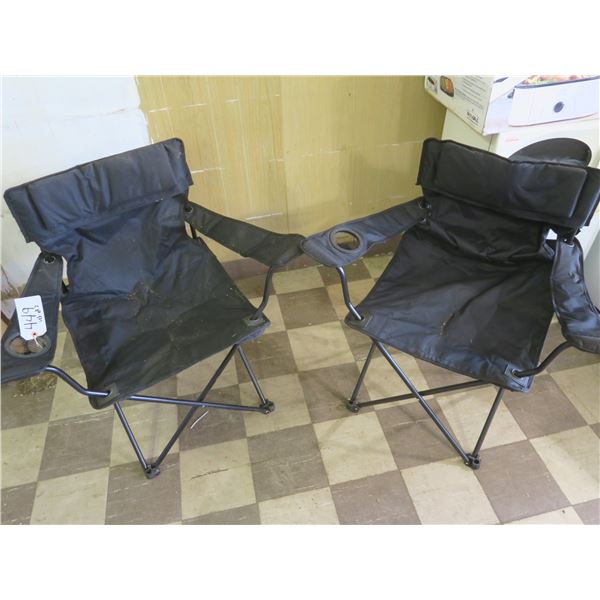 2 Folding Camping Chairs