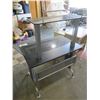 Image 5 : Glass Top Desk - 35"x24"x29.5"H (48"H with Shelf)
