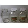 Image 2 : (6)  Large Glass Jars (1 Without Lid)