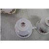 Image 9 : (2) Royal Albert "Lavender Rose"  Cups and Saucers+ Old Foley "Harmony Rose" Tray
