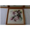 Image 4 : (4) Framed Drawings Toucans, Galago, Graupapgei, Magnolienbluten (14-3/4 x 13-1/2")
