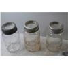 Image 3 : (3) Sealer Jars w/Glass Sealers and Rings + Bag of Snap on Canning Rings