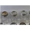 Image 3 : (15) Canning Jars - Quarts- Some w/ Glass Sealers