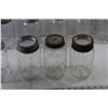 Image 5 : (15) Canning Jars - Quarts- Some w/ Glass Sealers