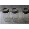 Image 6 : (15) Canning Jars - Quarts- Some w/ Glass Sealers