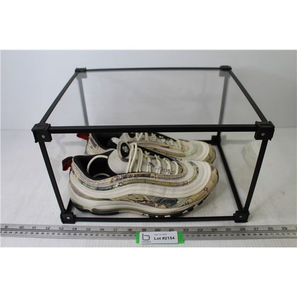 Nike Running Shoes (in display case w/magnetic back - Size 9)