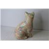 Image 2 : Vintage Glazed Paper Mache & Ceramic Cat