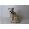 Image 5 : Vintage Glazed Paper Mache & Ceramic Cat