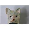 Image 4 : Vintage Glazed Paper Mache & Ceramic Cat