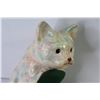 Image 5 : Vintage Glazed Paper Mache & Ceramic Cat