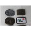 Image 4 : (6) Metal Belt Buckles