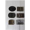 Image 5 : (6) Metal Belt Buckles