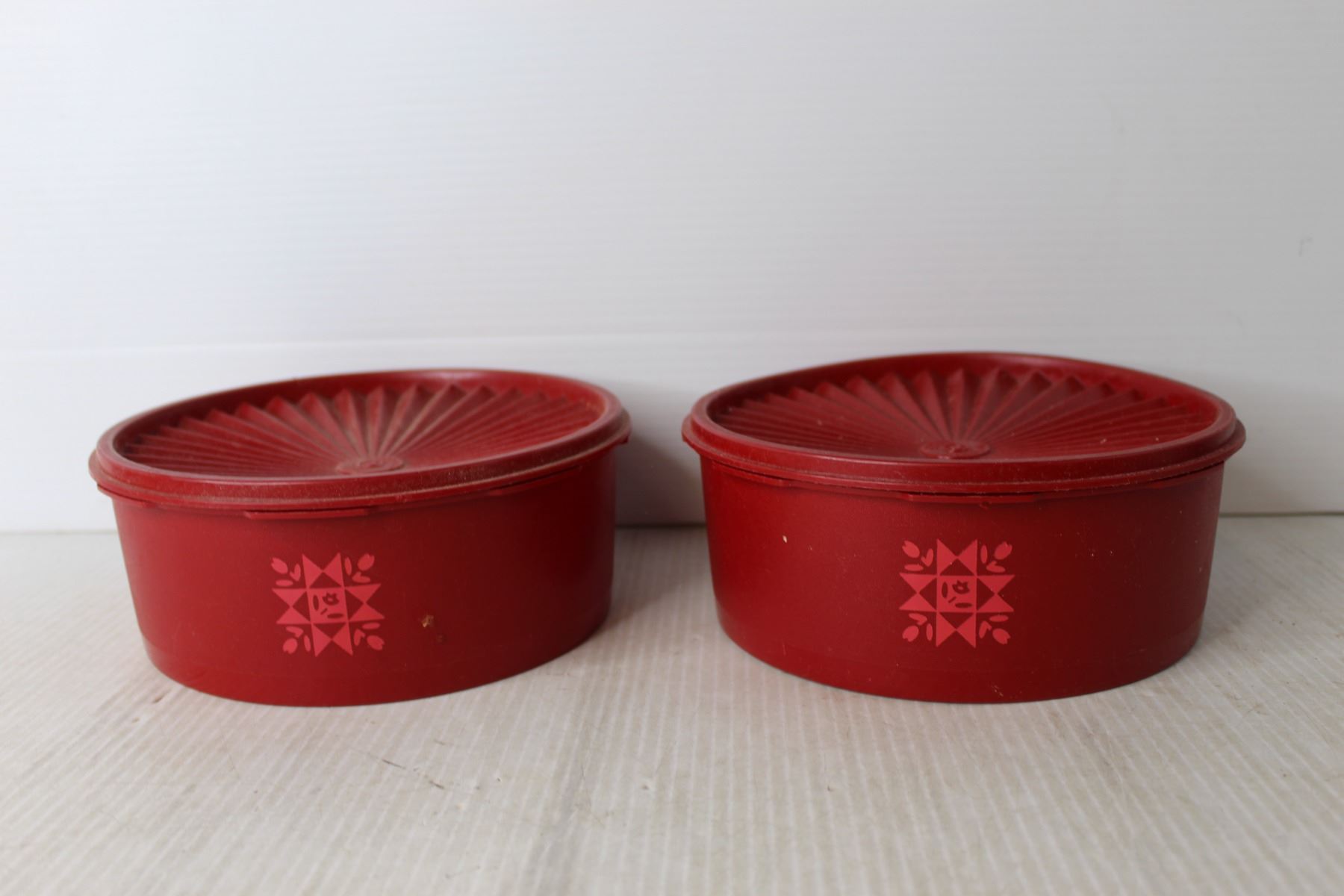(2) Vintage Tupperware Containers