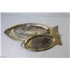 Image 4 : Large Bowl Wall Hanging - (2) Metal Fish Trays