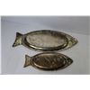 Image 5 : Large Bowl Wall Hanging - (2) Metal Fish Trays