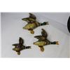 Image 4 : Baseball Wall Decor - (3) Devon Ware Mallard Ducks Wall Decor - Plant Hanger