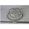 Image 1 : Glass Cake Platter w/Lid