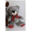 Image 2 : (5) Kids Toys - (3) Stuffed Animals, (2) Wooden Toys