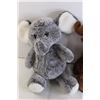 Image 4 : (5) Kids Toys - (3) Stuffed Animals, (2) Wooden Toys