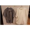 Image 1 : White Cloverdale Paint Shirt (XL, Stained), Grey Polo Sunice Shirt (XL)