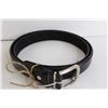 Image 2 : (3) Belts - Size 40, Bonded Leather, New; Size 44/46, Bonded Leather, New; Size 42, Split Leather, N