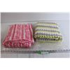 Image 1 : (2) New Crocheted Baby Blankets - 36" x 36" Each
