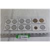 Image 1 : (12) Tokens - McDonald's Tokens, Saskatchewan Roughriders Token, Labatt Brier Token, Work World Toke
