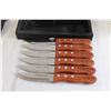 Image 2 : Assorted Kitchenware - Pot, 6-Piece Knife Set, "Nutty Club" Glass Jar, Misc.
