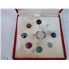 Image 2 : Vintage Sterling Silver Ring (Size 7) with (9) Interchangeable Glass Beads