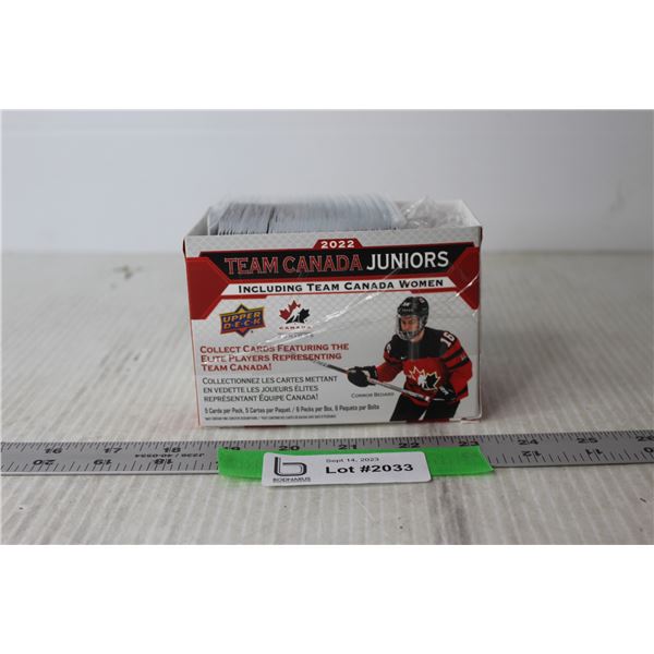 2021-22 Upper Deck Canadian Juniors Card Set