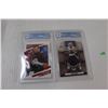 Image 1 : (2) Tom Brady Graded Cards