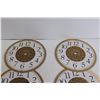 Image 2 : (6) 8 1/4" Clock Dials (NOS)