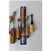 Image 2 : (9) Wood Carving Tools + Case
