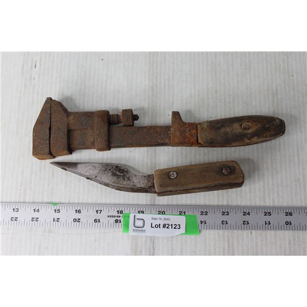 Antique Wrench and Cutter