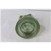 Image 3 : (2) Glass Insulators - Purple B.T. Co. & Light Green #2