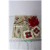 Image 1 : Throw Pillow Case, Red Gloves and Crochet Pot Holders