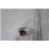 Image 5 : Sterling Silver Watermelon Tourmaline Ring - Size 6