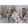 Image 3 : (6) Beanie Babies with Tags - Halo II has Stain Near Nose