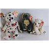 Image 4 : (6) Beanie Babies with Tags - Halo II has Stain Near Nose
