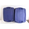 Image 2 : *(3) Rubbermaid Totes, (2) Lids