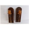 Image 2 : (2) Wall Candleholders, (2) Aluminum Trays, (2) Wooden Boxes