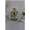 Image 3 : (4) Glass Perfume Bottles