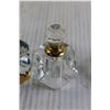 Image 4 : (4) Glass Perfume Bottles